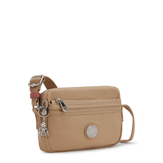 Kipling Abanu Slim Crossbody Taske Beige | DK 1033TC